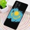 Kazakhstan Flag Soft Silicone Phone Case For Samsung Galaxy Note 10 Pro S26 S25 S24 S23 S22 S21 Plus S25Ultra Capa Cover