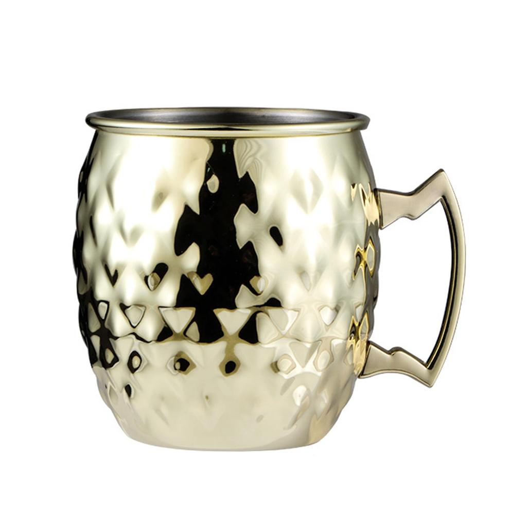 Mule Mug 530ml Hammered Sturdy Water Cup for and Cold Milk Kitchen