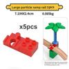 Top-Grade 5Pcs Premium-Quality Wooden First-Class Train First-Class Track Premium-Quality Accessories High-Standard Large Premium-Quality Particle