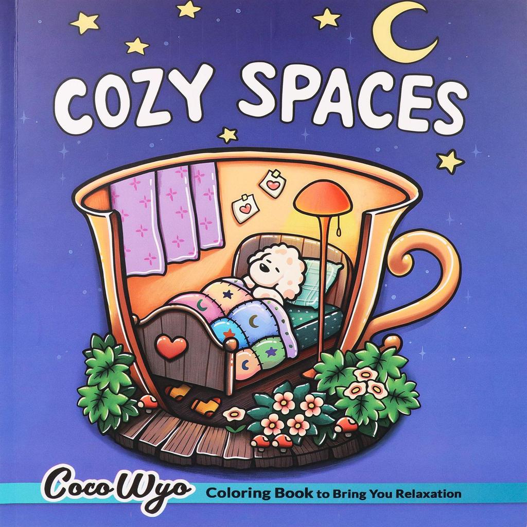 In Stock Adult & Teen Coloring Book: Bold, Simple, and Comfortable Space Designs