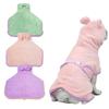 Pet Bath Robe Absorbent Quick Dry Coral Fleece Dog Cat Towel Coat With Bunny Ears Small Medium Large Breeds