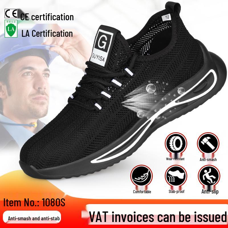 

Женская защитная обувь: Легкие, удобные стальные носки, защита от ударов и проколов, подходят для всех сезонов 49