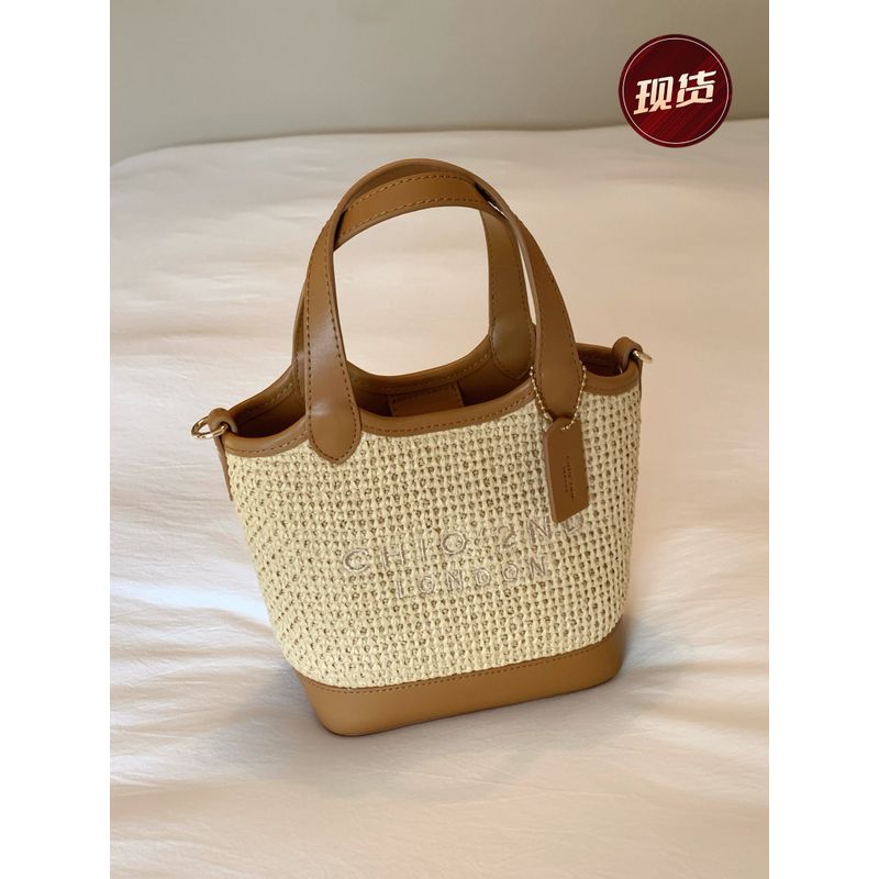

South Style Chio2nd Tulle Shimmer Tote Bag Women s Summer Satchel Commuter s All-Matching Woven Bag Shoulder Messenger Bag