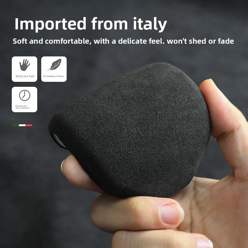 Top Suede Wrap Gear Shift Knob Cover for Honda Avancier CR-V UR-V Breeze 2016-2025 ABS Trim Protector