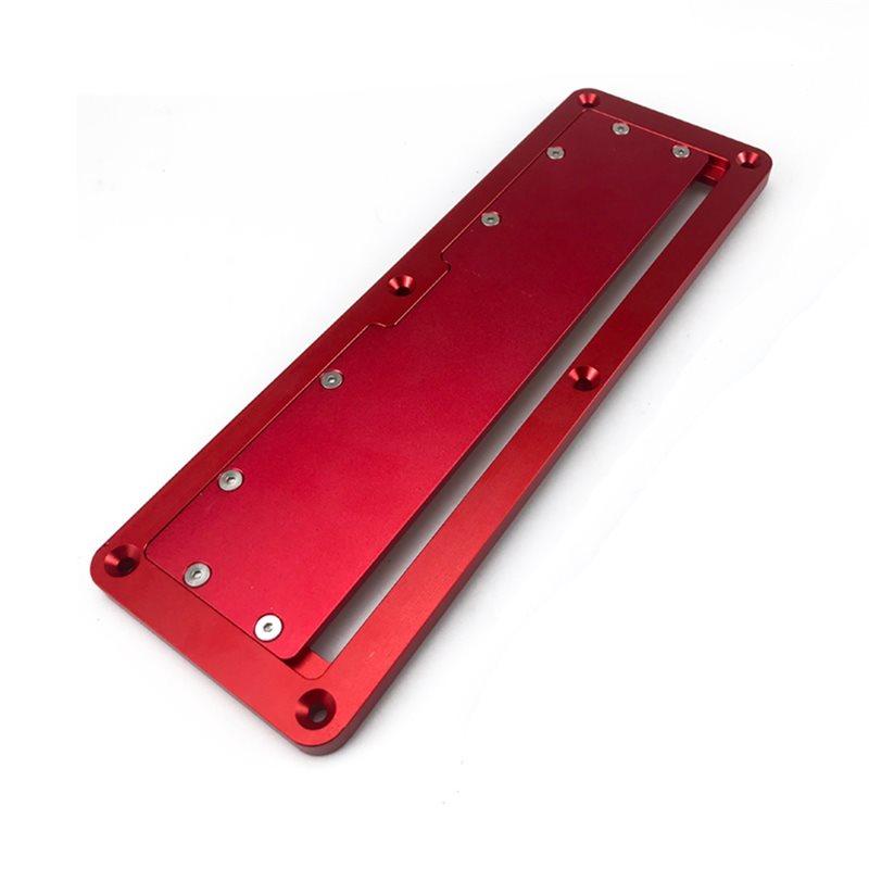 ABBP-Adjustable Red Electric Circular Saw Flip Cover Plate For Table Saws