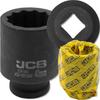 JCB 3/4" Cr-Mo 12-point Deep Impact Socket 40mm Socket Wrench