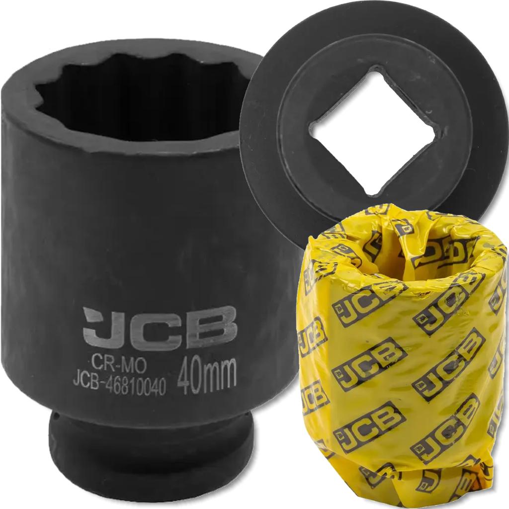 JCB 3/4" Cr-Mo 12-point deep impact socket 40mm socket wrench