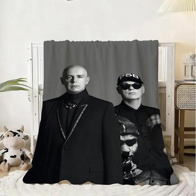 Couverture Douce et Chaude Pet Shop Boys pour Enfant en Flanelle Anti-Statique Lavable Toutes Saisons