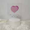 3D Isolator Heart Night Lamp Romantic Creative Bedroom USB Table Valentine'