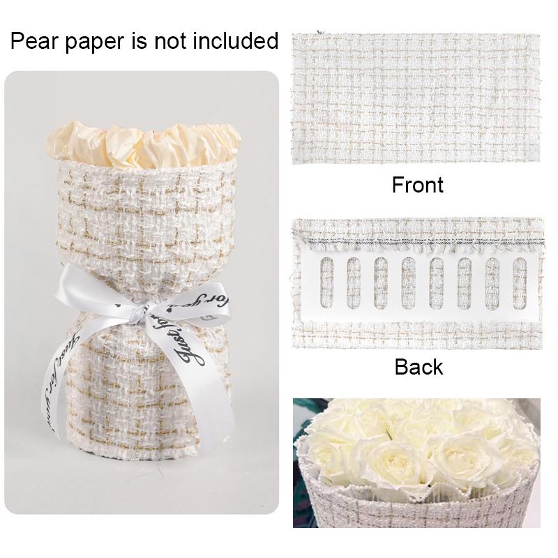 

1PC Circular Flower Wrapping Material Fashionable And Minimalist Floral Arrangements Gift 35x20cm