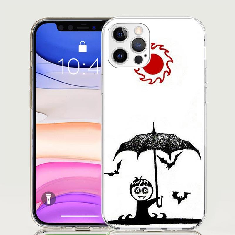 

Gothic Vampire Scarlet Art Phone Case for Apple iPhone 17 Air 16 15 Plus 14 + 13 Mini 12 11 Pro Max 7 8 SE 16Max Soft Shell Cove iPhone 17