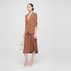 ELLASSAY Women's Mulberry Silk Single-Button Blazer