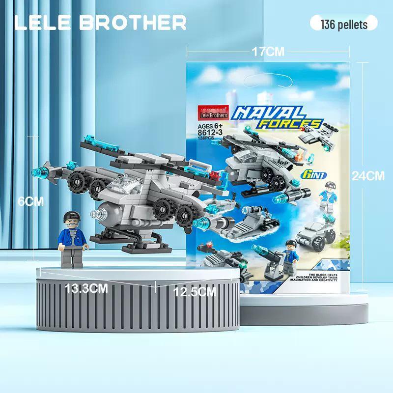 Compatible Lego Small Building Blocks: Educational Military Tank & Castle Set for Boys and Girls
