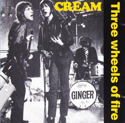 CD CREAM - Three Wheels Of Fire (Unofficial) TGPCD126 GENUINE PIG REC 1990 Italy Rock Used
