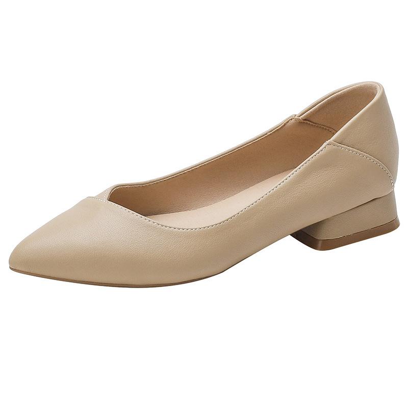 Black Work Shoes Female Flight Attendant Career Job Interview Student Civil Servant Flight Attendant Hotel Commuter Low Heel 3cm Single
