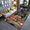 Vintage Dog Puppy Animal Art Area Rug, Non-Slip Washable Throw Carpet for Living Room Bedroom Entryway Home - Decor Edition