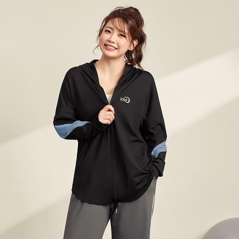 Women's Plus Size Long-Sleeve Quick-Dry Yoga & Running Jacket for Autumn/Winter Fitness