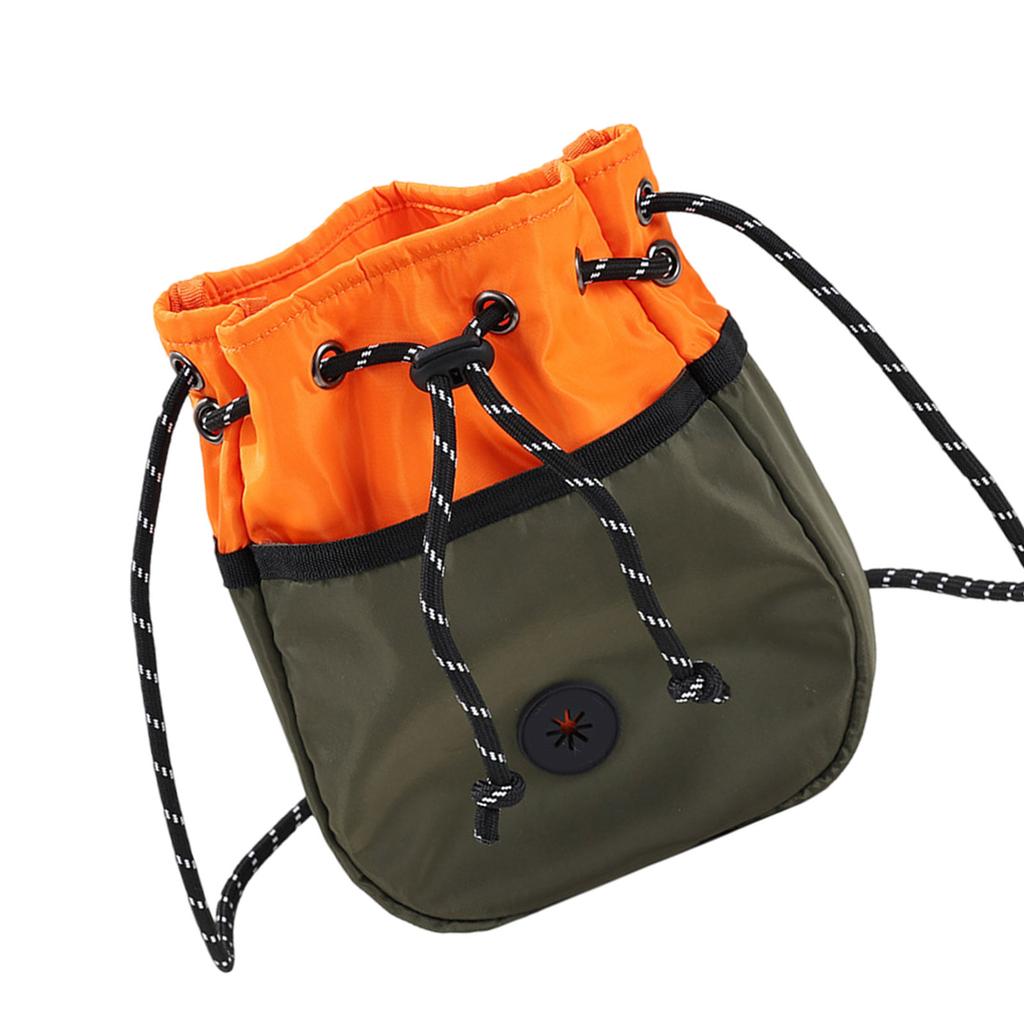 Waterproof Dog Treat Pouch for Training Walking Easy to Use Snack Bag with Drawstring Designs Adjustable Shoulderbag
