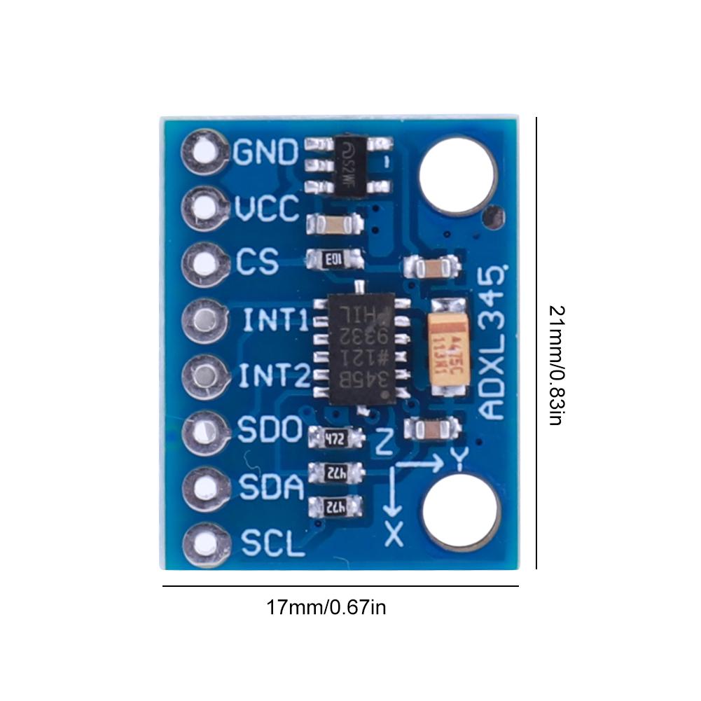 GY-291 ADXL345 digitální 3osý modul zrychlení gravitačního senzoru zrychlení deska senzoru gravitace náklonu pro Arduino