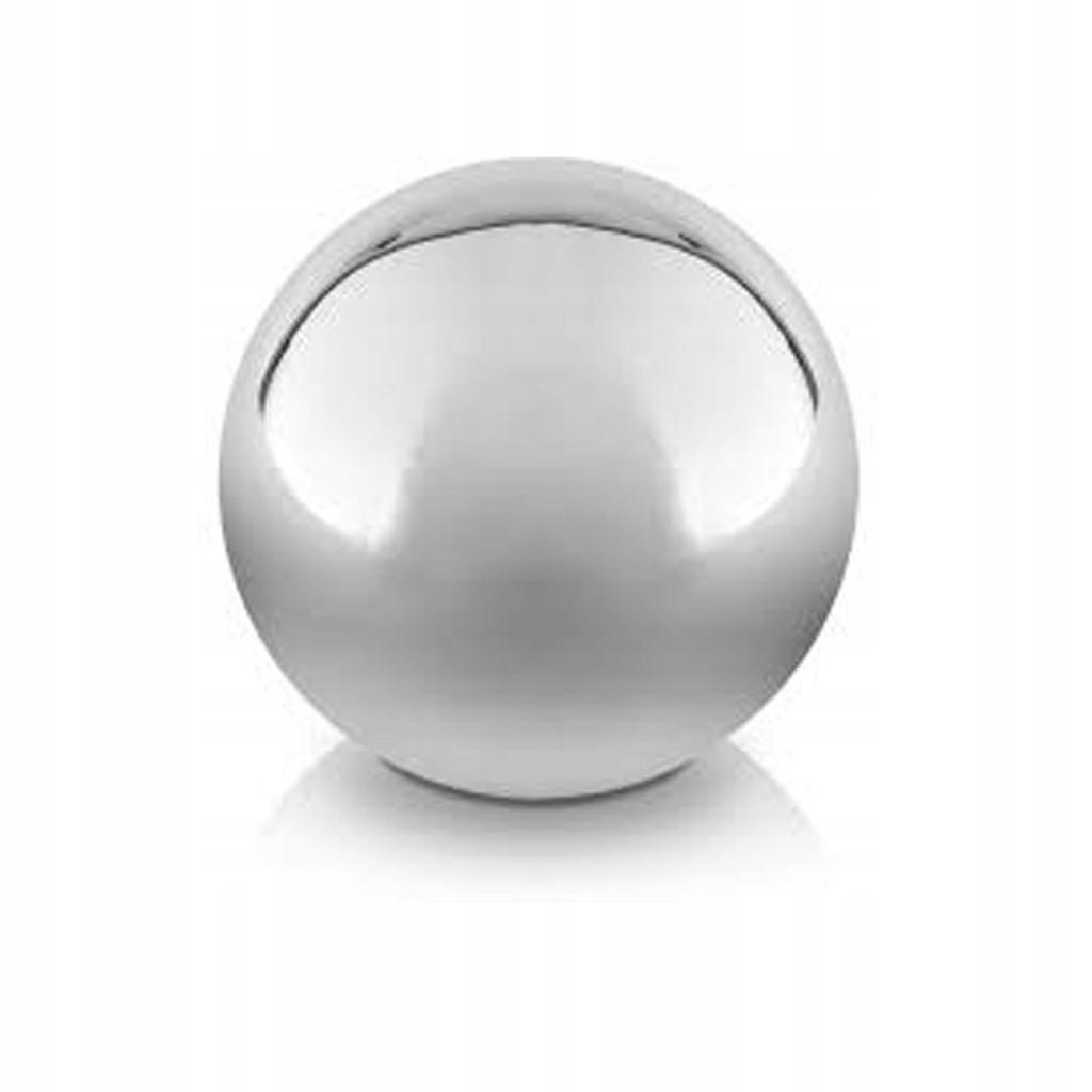Decorative Ceramic Ball 9 Cm Silver