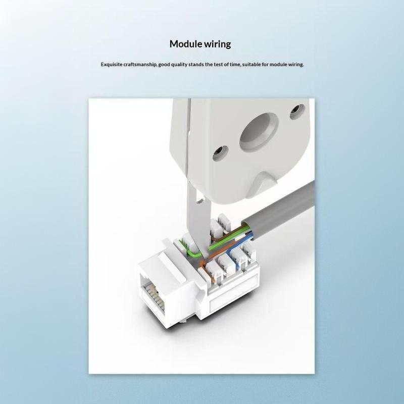Original Grau/Blau Professionelles Telekommunikations-Telefonkabel LSA-Plus RJ11 RJ45 Optisches Punch-Down-Netzwerk-Werkzeugsatz