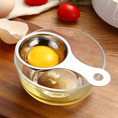 1 szt. Separator do jaj ze stali nierdzewnej, Separator żółtka i białka, Narzędzie do oddzielania żółtka, Narzędzie kuchenne