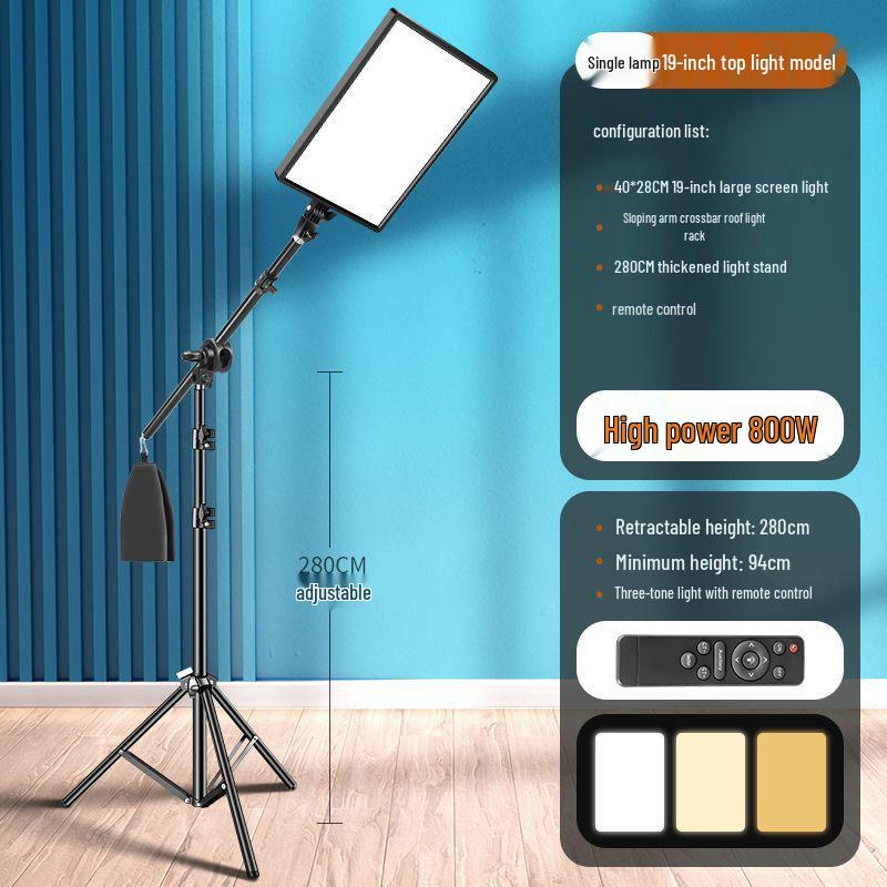 800W LED Soft Light Panel for Photography & Beauty Live Streams