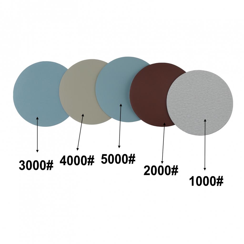 25pcs Sanding Disc 125mm Wet & Dry 5 Inch 1000-5000 Grits Sand Paper New