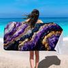 Beach Towel Bath Towel Abstract Ocean Art Natural Luxury Microfiber Ultra Soft Quick Dry Highly Absorbent For Travel Swim Pool