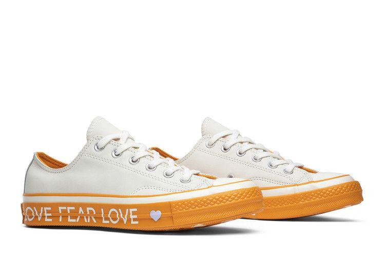 Women's Sneakers Converse Chuck Taylor All Star 70 Ox Love Graphic Cream (Women's) Egret/Egret/Field