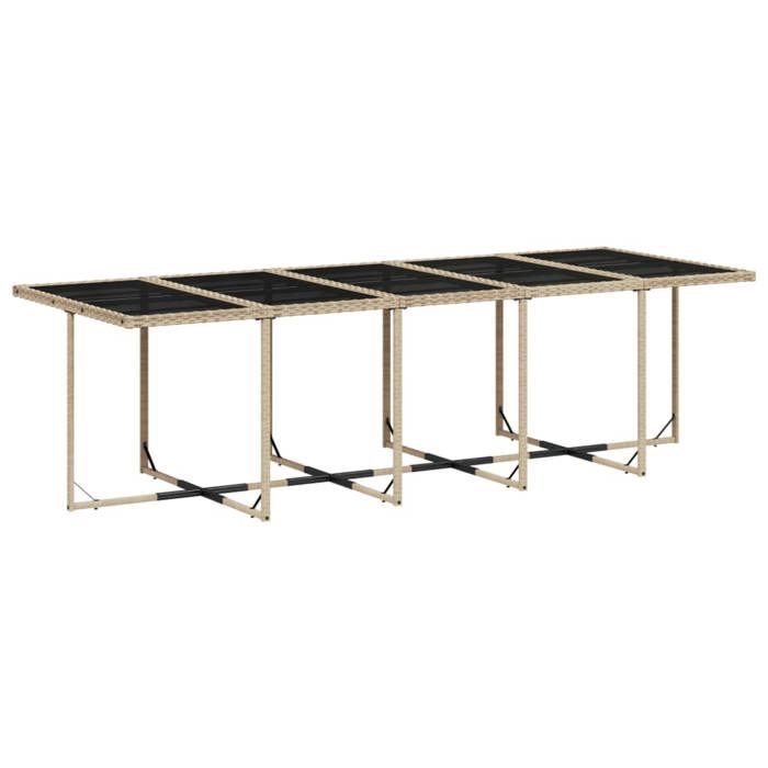 VidaXL Ensemble à Manger de Jardin avec Coussins 15 pcs, Table et Chaises à Dossier Rabattable, Meubles d'Extérieur Patio 3211054