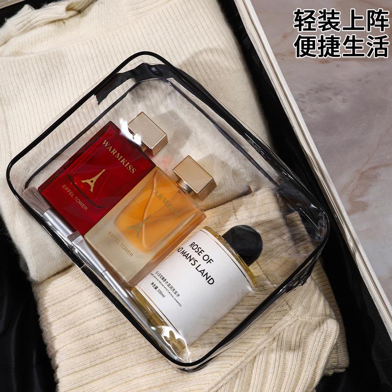 Transparent Cosmetic Storage Bag Liquid Makeup Bag for Air Travel Sealed Luggage Organizer Boarding Aircraft Storage Bag