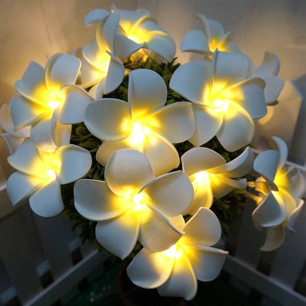 Artificial Flowers for Decoration Led String Lights Bedroom Home Decor Battery Operated Fairy Lights for Wedding Party