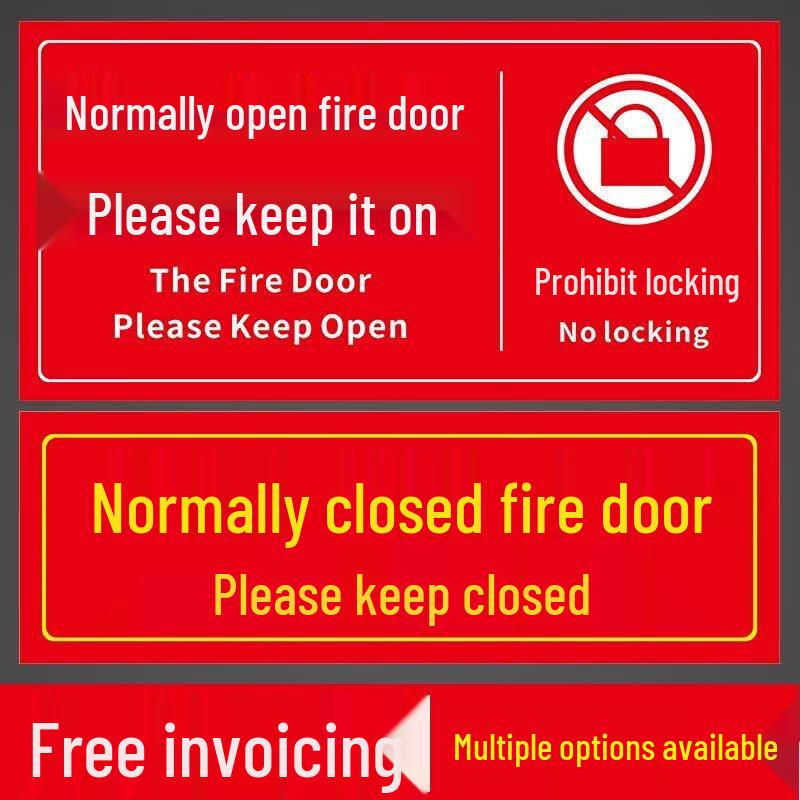 Fire Door Sign