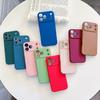 Applicable To Iphone17 Liquid Silicone Mobile Phone Case, Straight Edge 16 Apple 15ProMax All-inclusive 14 Fine Hole Protective Case
