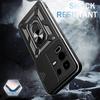 Push Window Slide Lens Heavy Duty Protective Case For Infinix Note 50s 50 Pro Plus Magnetic Finger Ring Holder Kickstand Cover Note 50 Pro 50x 40X 30i