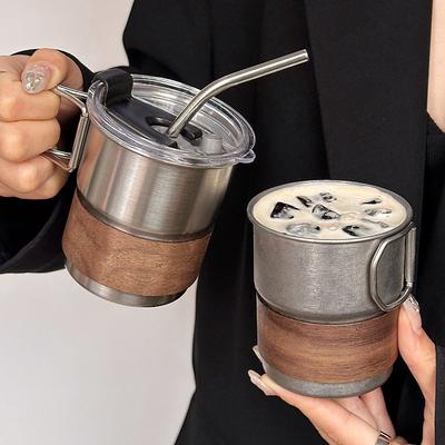 Foldable Water Cup 304 Stainless Steel Wind Easy Cup Outdoor Camping Cup Portable Coffee Cup