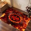 Eintracht Frankfurt Football Print Crystal Velvet Rug, Comfortable Water Absorbent Non Slip Indoor Floor Carpet