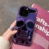 Custodia Anime placcata opaca fredda con teschio cavo per IPhone 14 13 12 11 Pro Max Plus 14Pro 13Pro IPhone 11 Skeleton Deisgn Custodia protettiva