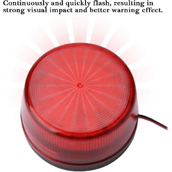 

Sonew 1PC LED Strobe Light Flashlight Warning Light Alarm Lamps 12 / 24V DC