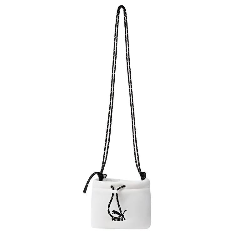 New PUMA Fabric Shoulder Bag Crossbody Bag Small Size Unisex Raw White 353424166201-10101