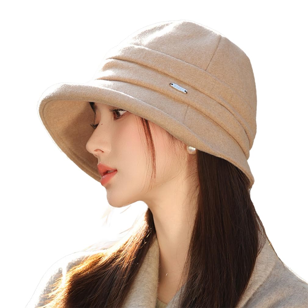 

Bucket Deep Slimming Wide UV Lightweight Hat Free [COCOMIYA] Women s Hat/Casquette - Autumn/Winter, Warm, Brim, Effect, Brim, Protection, Stylish, бежевый