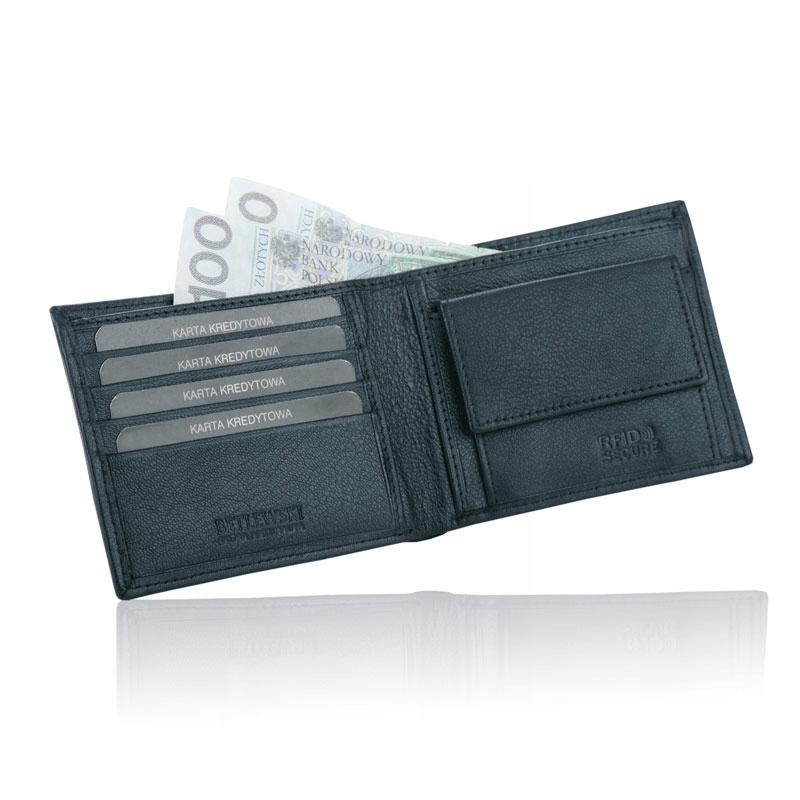 ETPM-KZ-66 NAVY Men' wallet OPTIMAL + CERTIFICATE