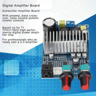 TPA3116 Subwoofer Amp Module 100W Bass Output Power Amp Module DIY Speaker Projects