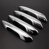 4pcs/set Car Exterior Door Handle Cover Trim for   ES200 18-19 (Carbon   Black)