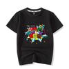 New Personalized Expression Printed Children's Cotton Short Sleeved Summer Boys and Girls Round Neck Cute T-shirt Clothing Gift