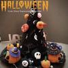 1PC Halloween Witch Hat Black Folds Wizard Hats Halloween Decorations Masquerade Party Carnival Costume Cosplay Props TMZ