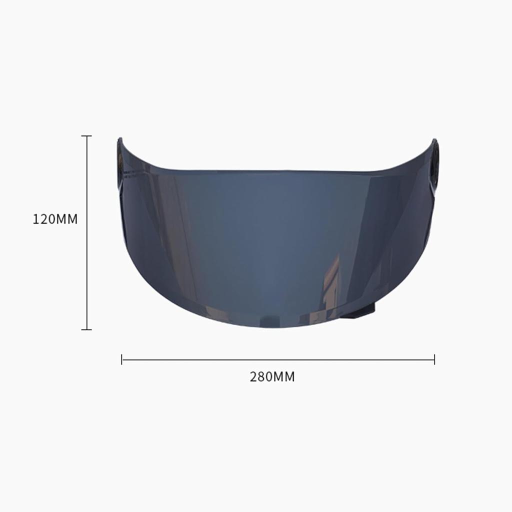 HXBER Motorcycle Helmets Lens, Motorcycle Anti-UV Anti-Scratch Wind Shield Helmets Lens Visor Replacement for LS2 FF358 FF396