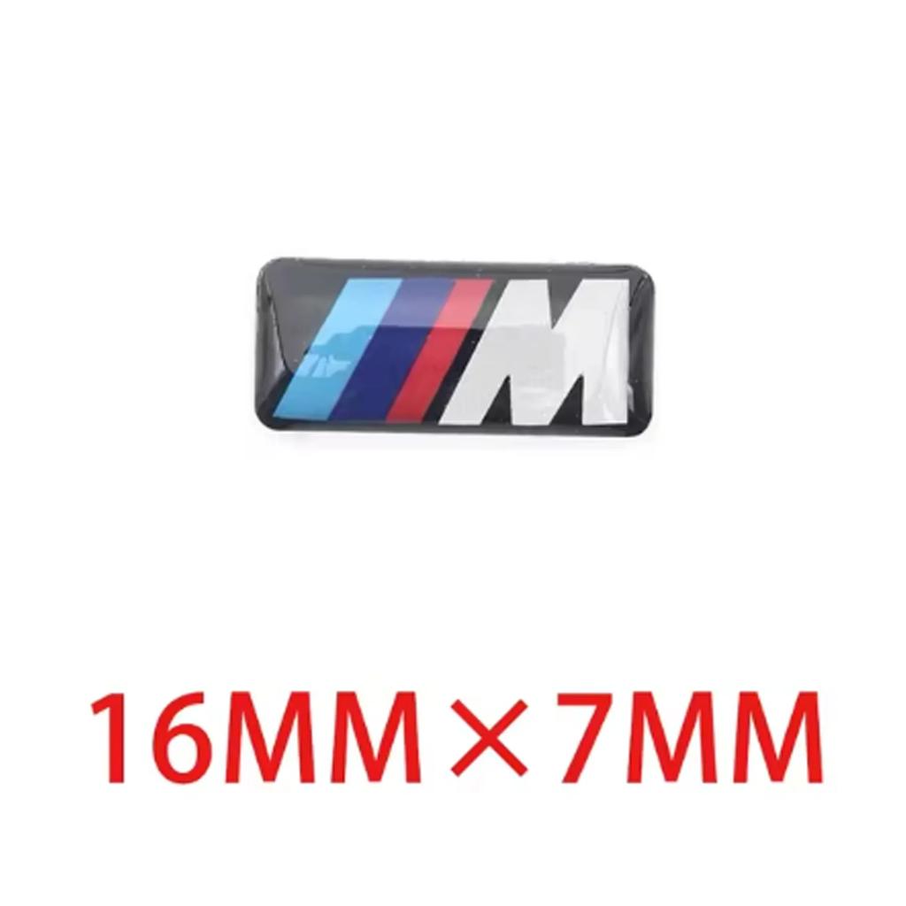 Für Alle BMW E46 E39 E38 E90 E60 E36 F30 F20 X1 X3 X5 M Logo Auto Lenkradnabenabdeckungen Mittel Emblem Abzeichen Aufkleber DIY Aufkleber