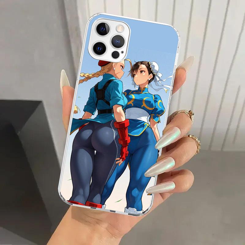 ChunLi S-Street F-FighterS Phone Case for Iphone 17 Air 16 15 Plus 14 13 Mini 12 11 Pro Max 16E 7 8 SE 2020 Soft Funda Print She